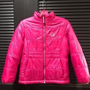Gerry Girl’s Puffer Jacket, Bright Pink, Size 10/12